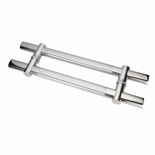 不銹鋼玻璃門拉手門把手對(duì)裝推拉辦公室鋼化大門孔距可調(diào)